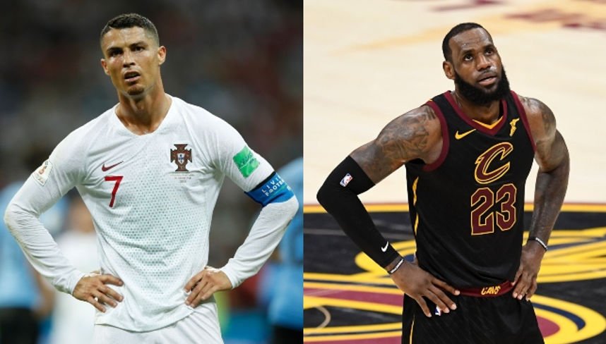 Cr7 and LeBron James